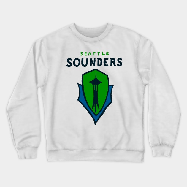 Seattle Sounders FC 05 Crewneck Sweatshirt by Very Simple Graph